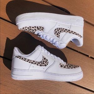 Nike Air Force 1 leopard print custom Women’s 9.5